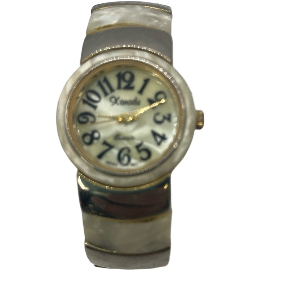 Xanadu‎ Watch Expanding Band Mixed Color Gold tone Analog Oversized Vintage - Picture 5 of 5